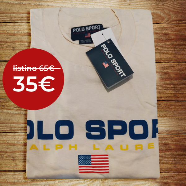 t-shirt Ralph Lauren Beige - t-shirt Ralph Lauren Polo Sport. Materiale 100% cotone.  Colore Beige.
