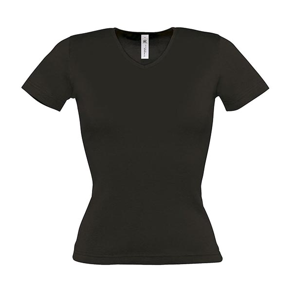 T-shirt donna nera maniche corte